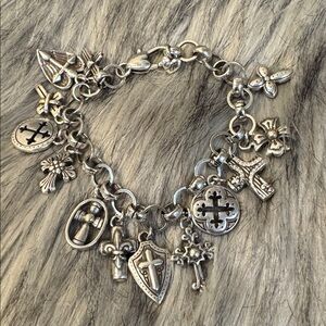 Brighton Silver Charm Bracelet